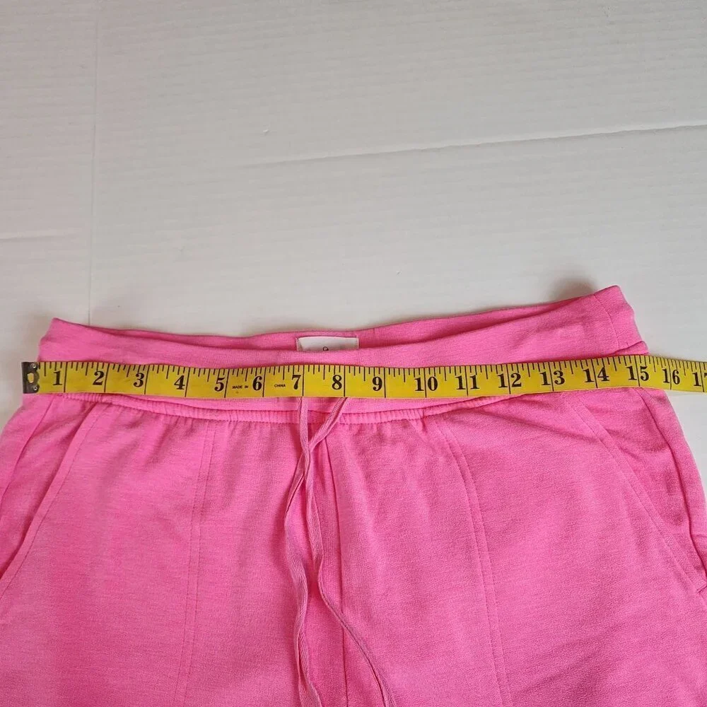 Lou & Grey sz M signature soft pink lightweight lounge pants pink pockets